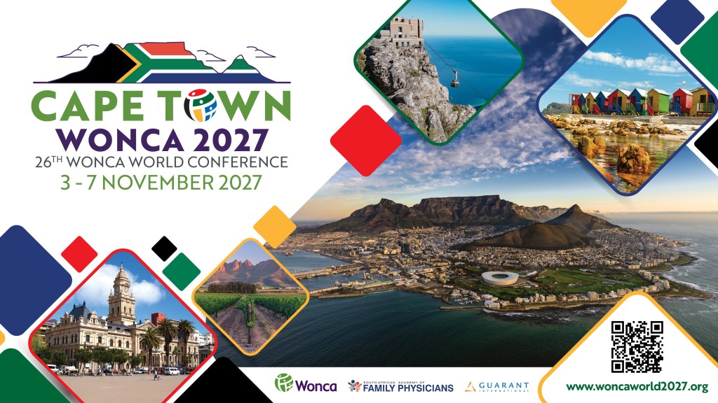 Cape Town WONCA 2027, the 26th WONCA World Conference, 3 to 7 November 2027